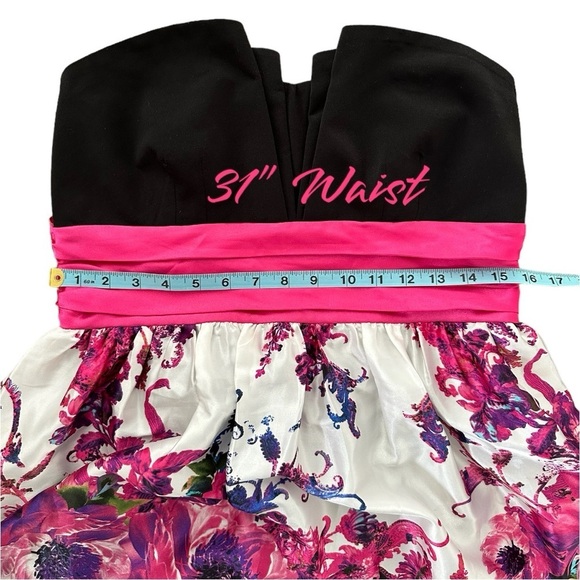 Trixxi Strapless Floral Mini-Dress XL - Picture 5 of 8